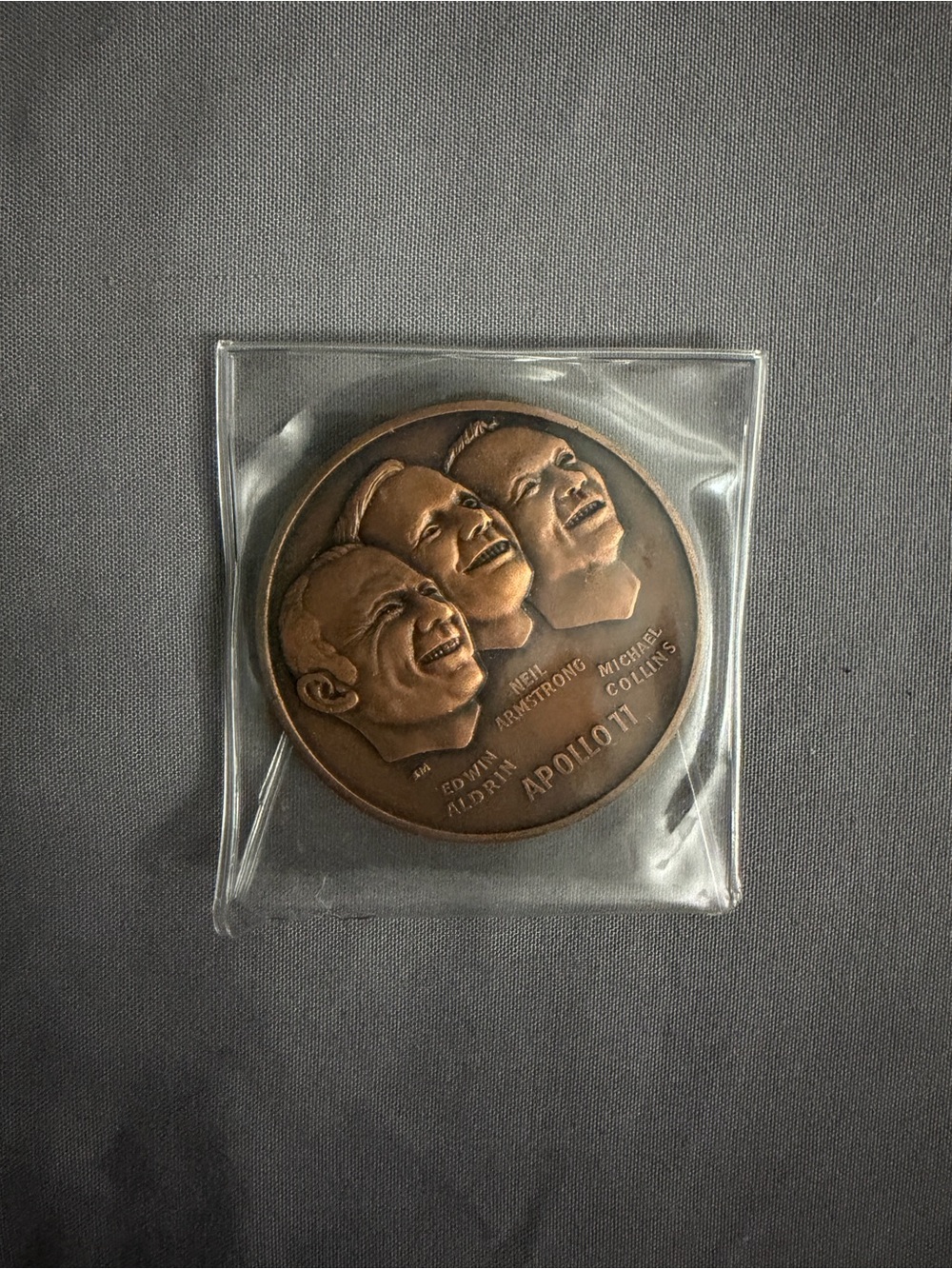 Apollo 11 Commemorative Bronze Medal 🌕🚀
